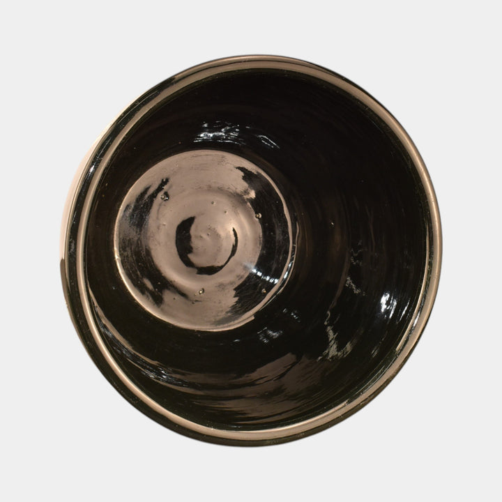 Weller Rosemont 1st Line 1918-20s Pottery White Dove Black Jardiniere Planter