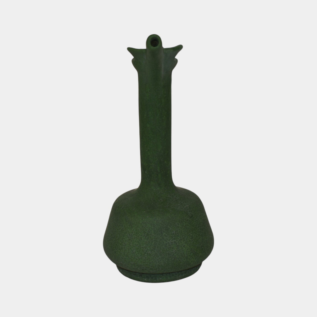 Weller Matte Green Vintage Arts and Crafts Pottery Ewer