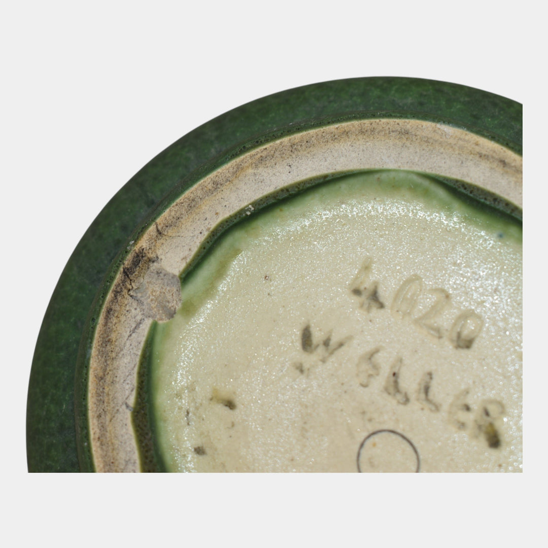 Weller Matte Green Vintage Arts and Crafts Pottery Ewer
