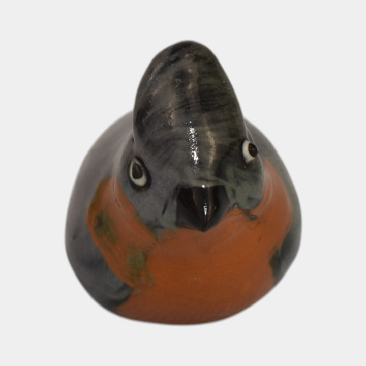 Weller Brighton 1915 Vintage Art Pottery Gray Ceramic Bird Figurine - Just Art Pottery