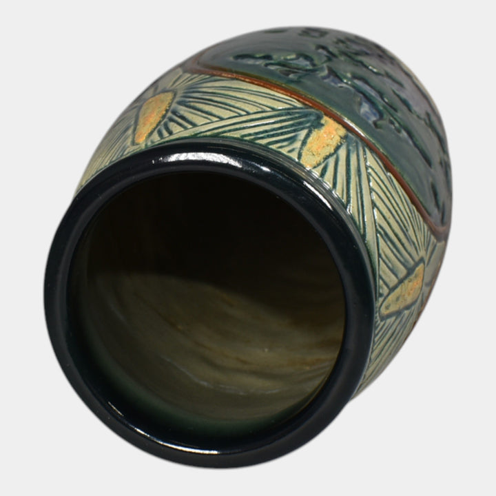 Weller Experimental Landscape Vintage Art Pottery Ceramic Vase By Rudolph Lorber