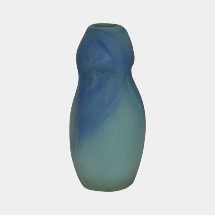 Van Briggle 1920s Vintage Arts And Crafts Pottery Blue Vase 841