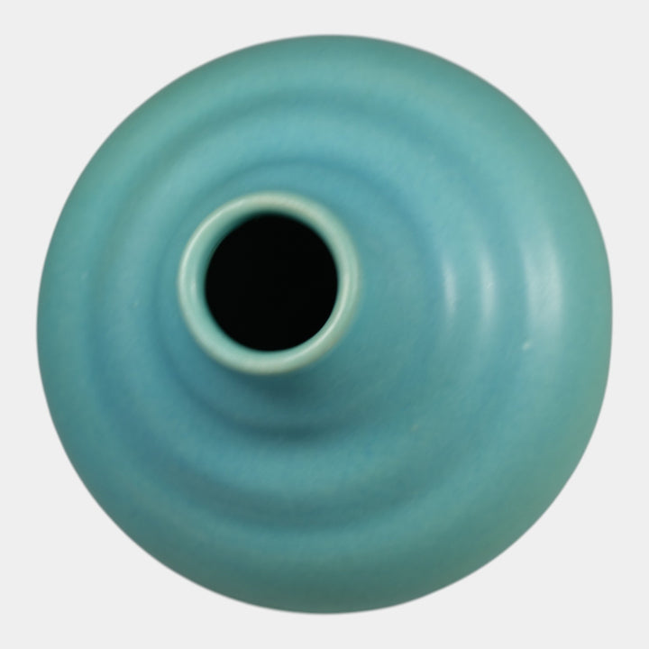 Van Briggle Vintage Original Hand Made Pottery Blue Ceramic Vase