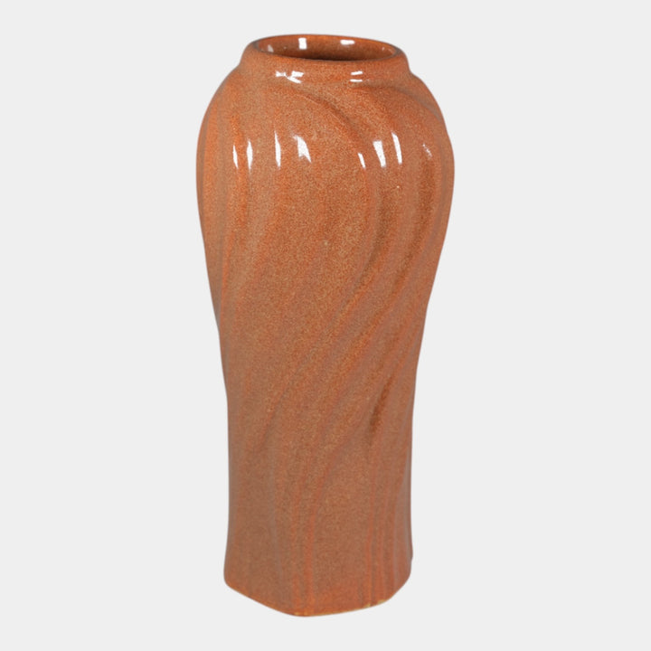 Van Briggle 1956 Vintage Pottery Gold Ore Glaze Ceramic Vase 824 - Just Art Pottery