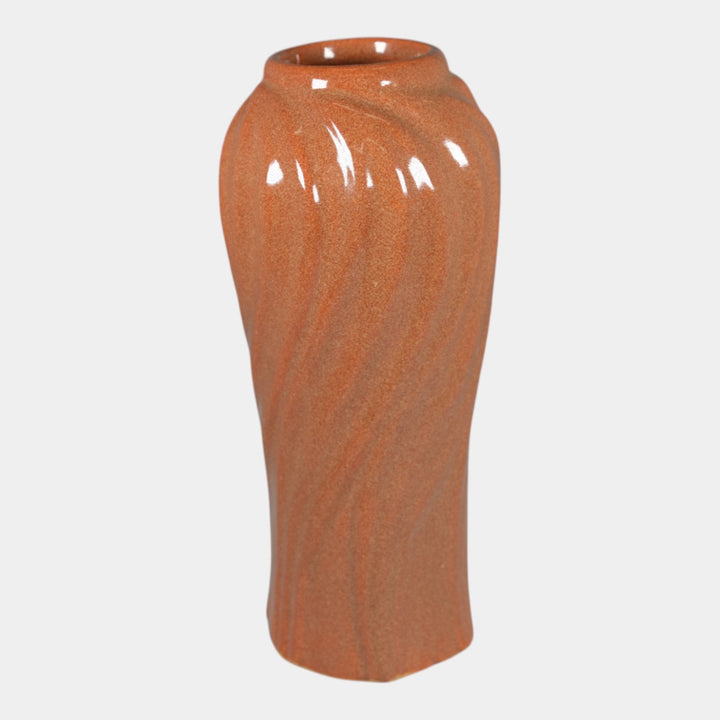 Van Briggle 1956 Vintage Pottery Gold Ore Glaze Ceramic Vase 824 - Just Art Pottery