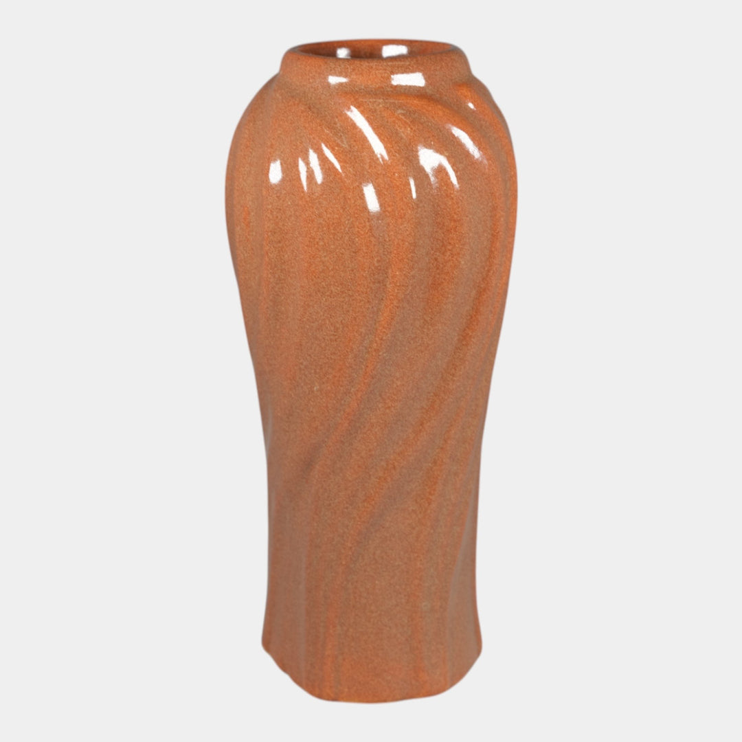 Van Briggle 1956 Vintage Pottery Gold Ore Glaze Ceramic Vase 824 - Just Art Pottery