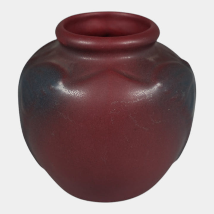 Van Briggle 1920s Vintage Arts And Crafts Pottery Mulberry Butterfly Vase 688