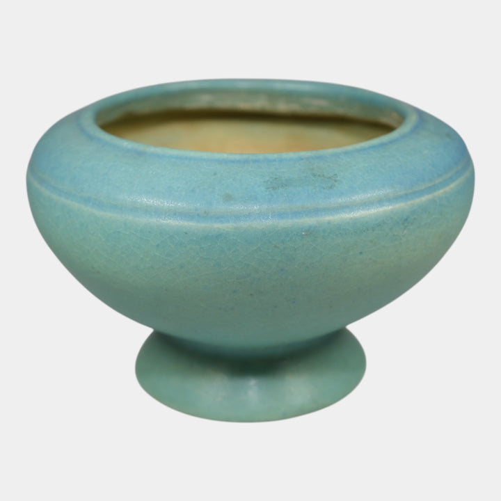 Van Briggle 1922-1926 Vintage Hand Made Pottery Blue Ceramic Vase