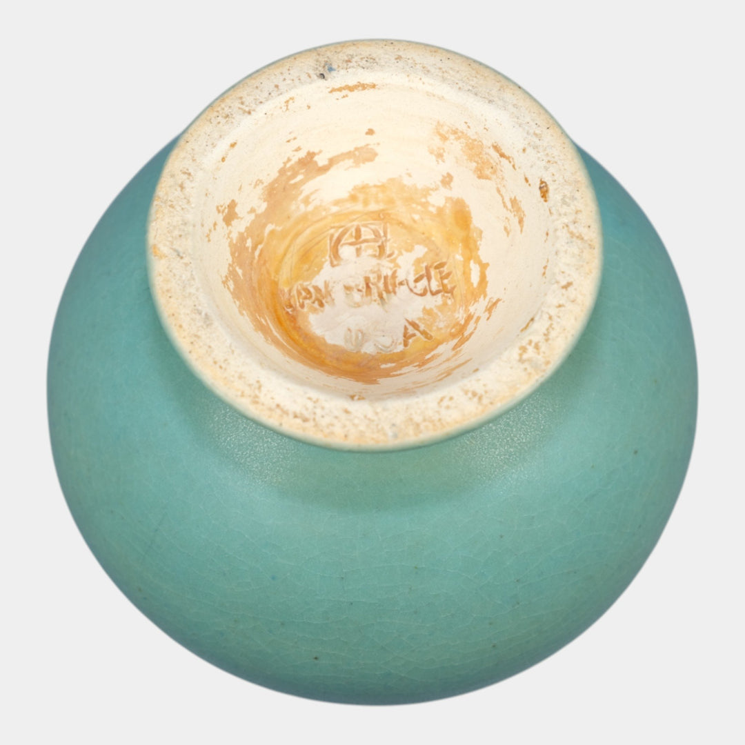 Van Briggle 1922-1926 Vintage Hand Made Pottery Blue Ceramic Vase