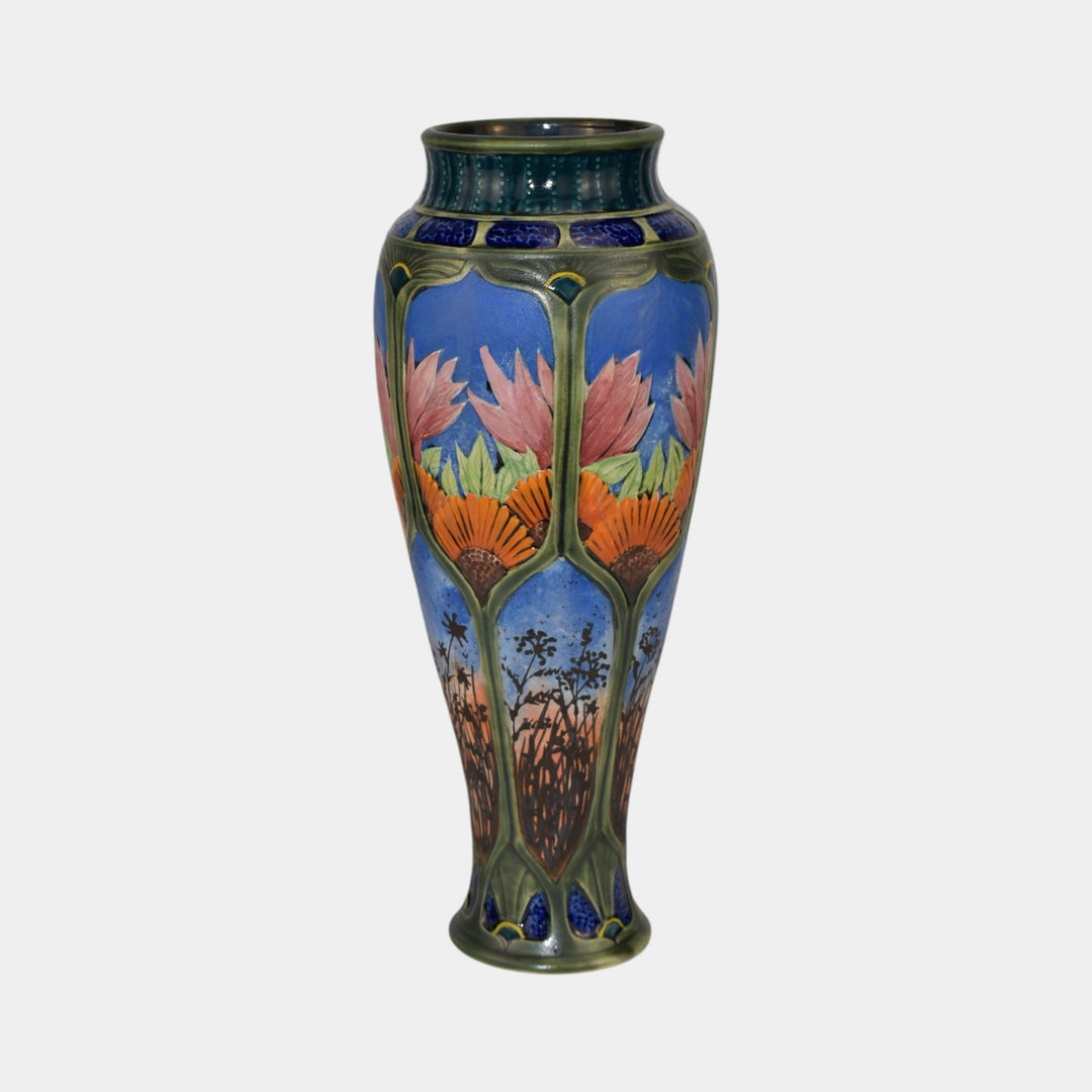 Calmwater Designs Stephanie Young Studio Art Pottery Ceramic Sunflower Vase - Just Art Pottery