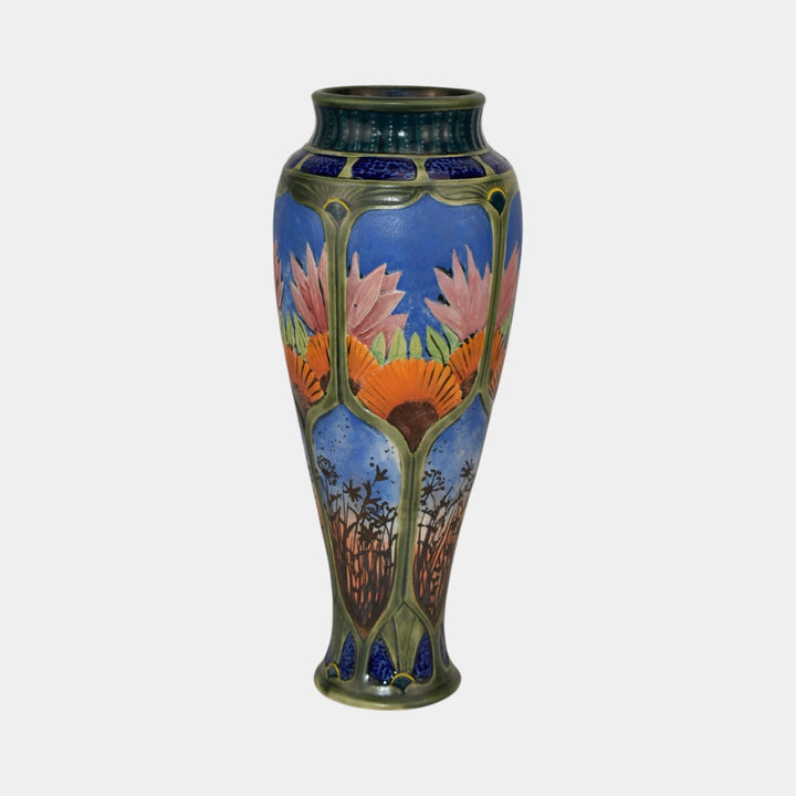 Calmwater Designs Stephanie Young Studio Art Pottery Ceramic Sunflower Vase - Just Art Pottery