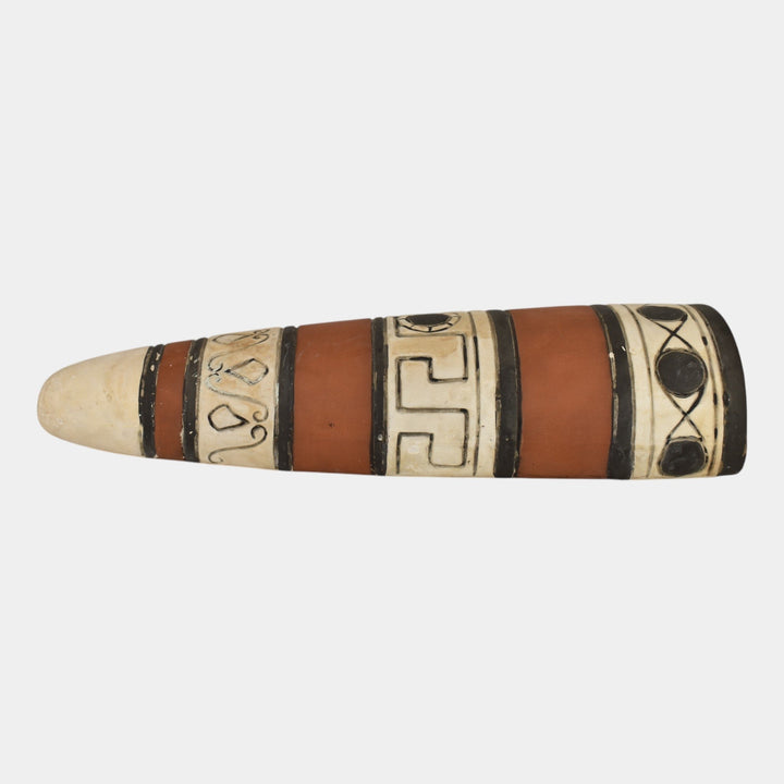 Weller Souevo 1910s Pottery Native American Design Large Wall Pocket