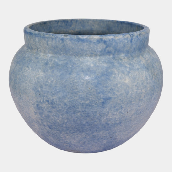 Roseville Early Carnelian Blended 1916 Pottery Blue Jardiniere Planter 593-8