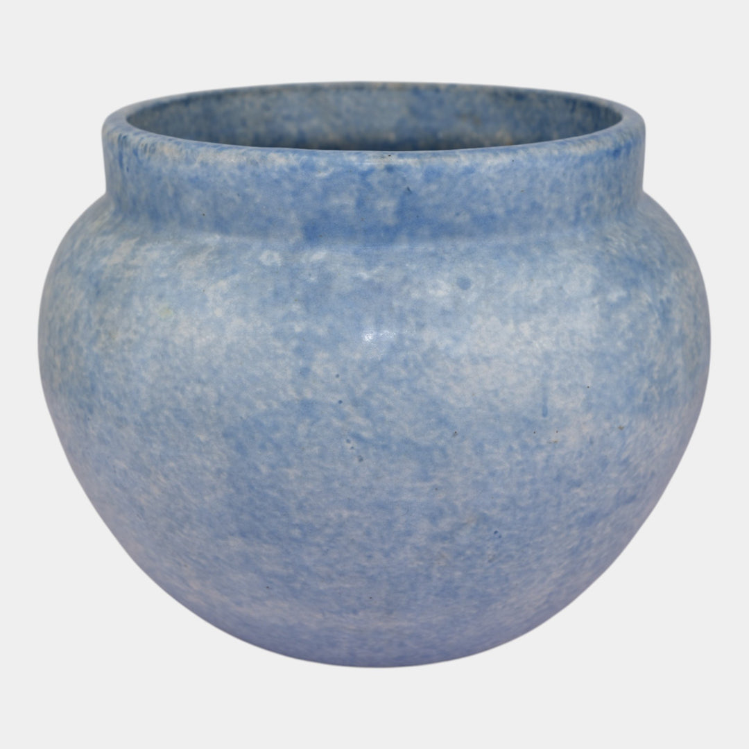 Roseville Early Carnelian Blended 1916 Pottery Blue Jardiniere Planter 593-8