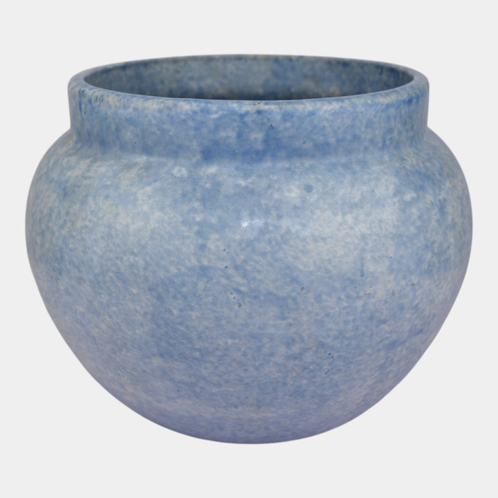 Roseville Early Carnelian Blended 1916 Pottery Blue Jardiniere Planter 593-8