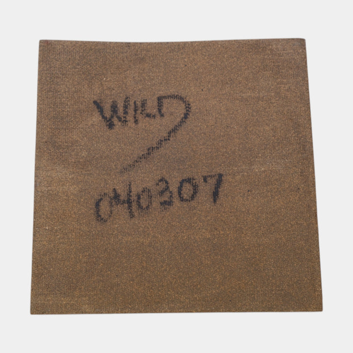 Kurt Wild Studio Art Pottery Blue Scenic Bird Ceramic Tile