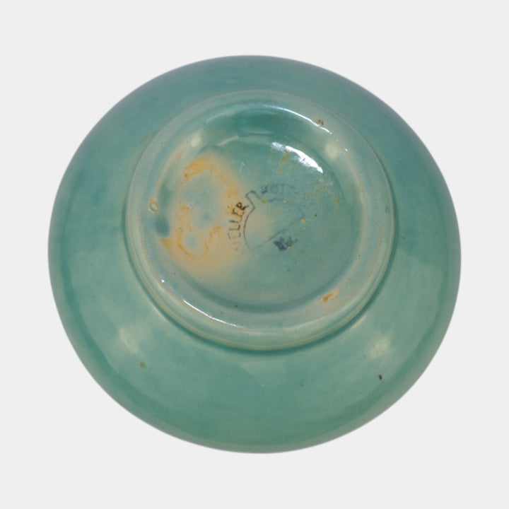 Weller Glaze Variant Vintage Art Pottery Blue Green Ceramic Vase - Just Art Pottery