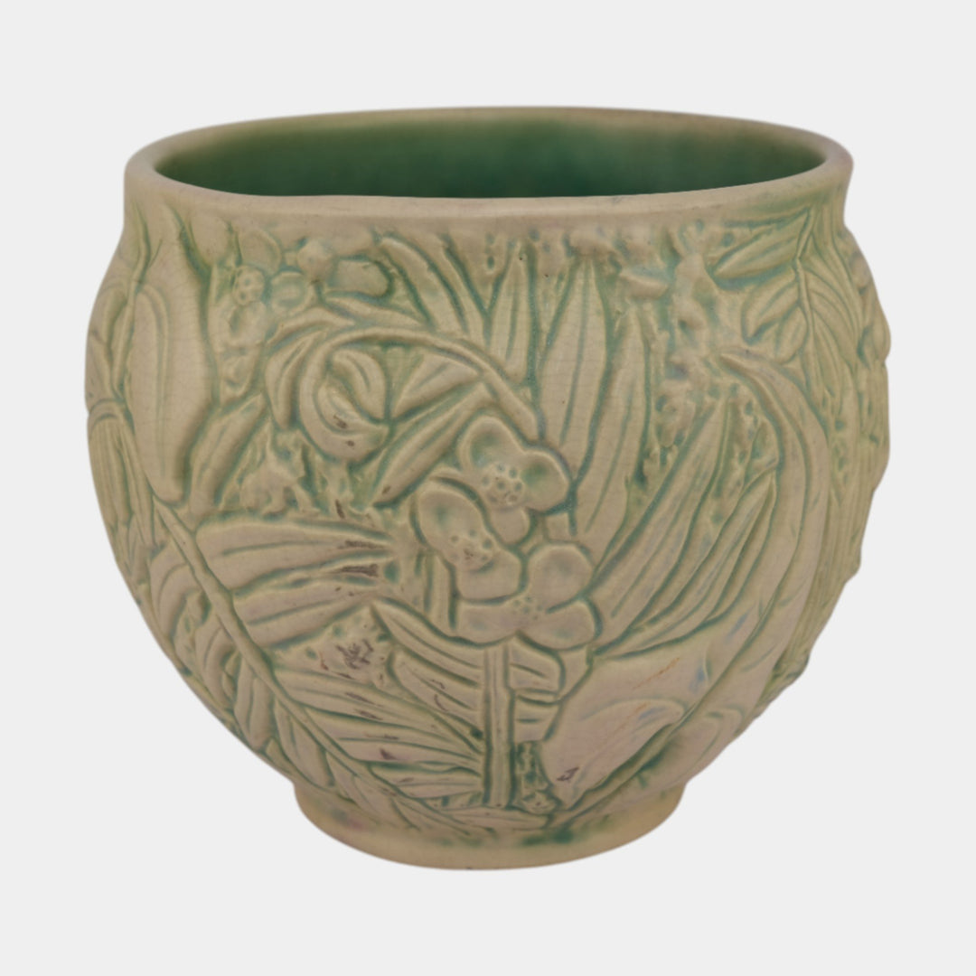 Weller Marvo 1920s Vintage Art Pottery Color Ceramic Jardiniere - Just Art Pottery