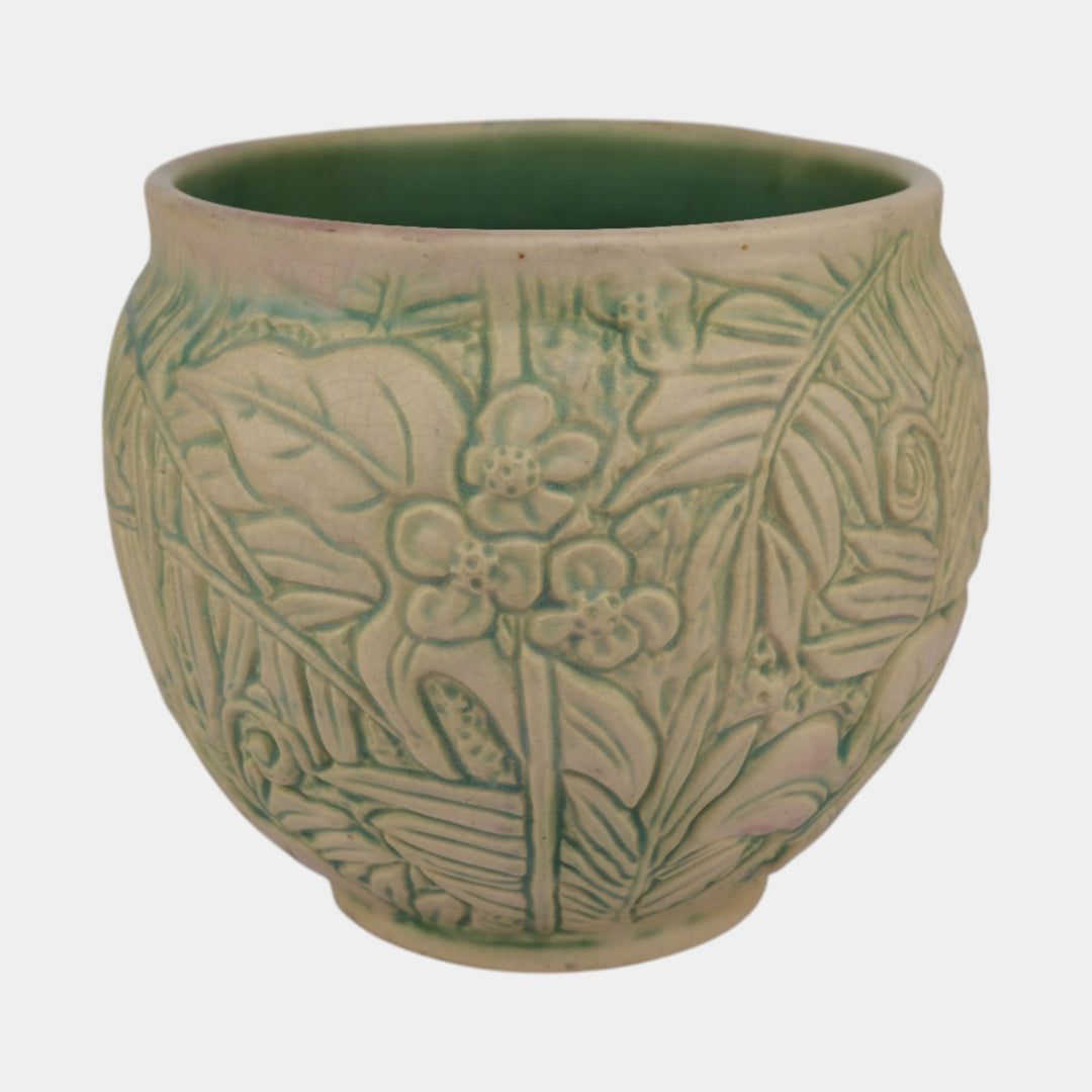 Weller Marvo 1920s Vintage Art Pottery Color Ceramic Jardiniere - Just Art Pottery