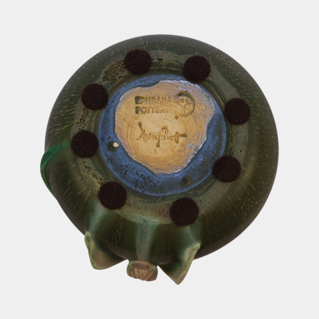 Ephraim Faience Pottery Rainforest Jewel A04