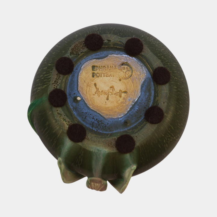 Ephraim Faience Pottery Rainforest Jewel A04