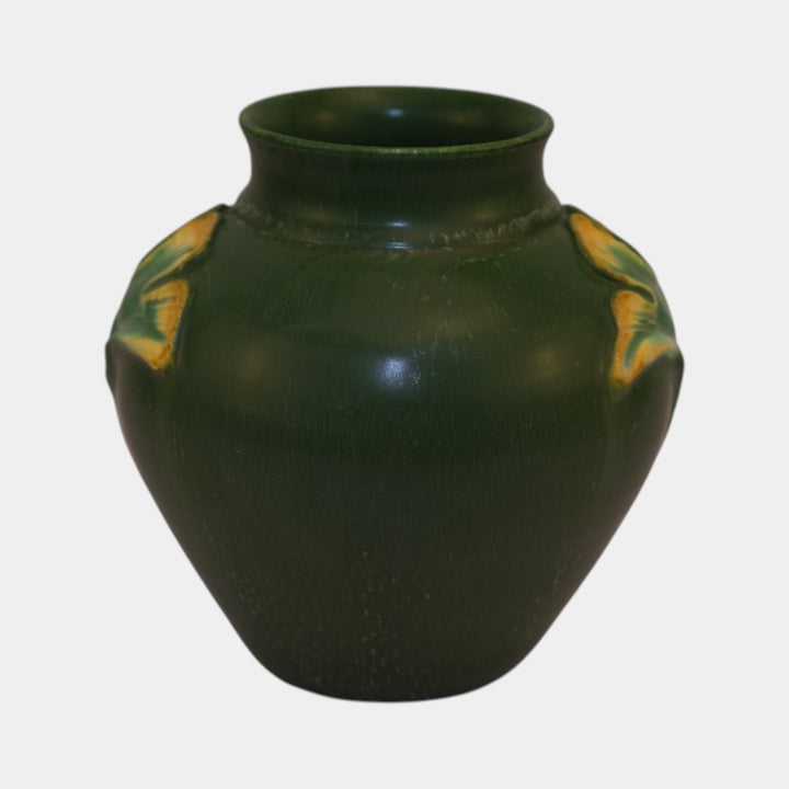 Ephraim Faience Arts and Crafts Pottery Matte Green Nostalgia Vase 243