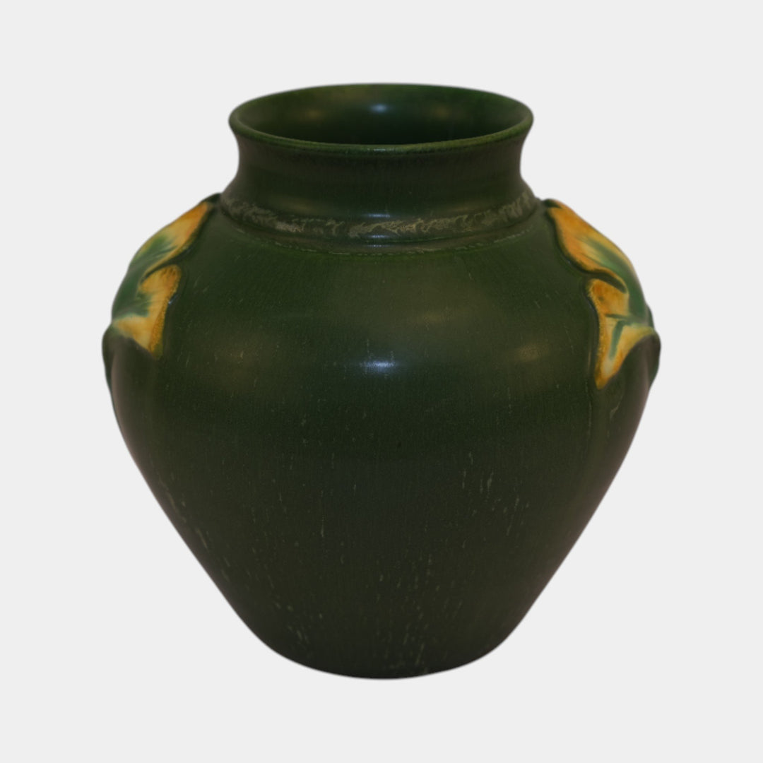 Ephraim Faience Arts and Crafts Pottery Matte Green Nostalgia Vase 243