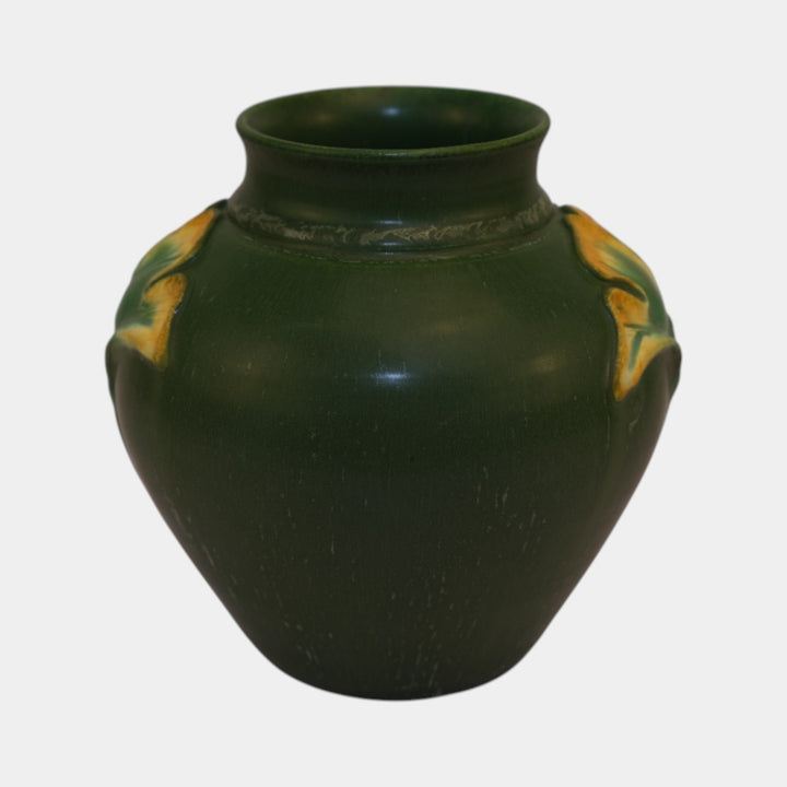 Ephraim Faience Arts and Crafts Pottery Matte Green Nostalgia Vase 243