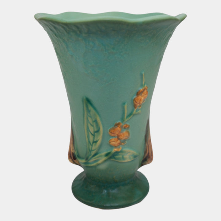 Roseville Bittersweet Green 1951 Vintage Art Pottery Ceramic Vase 882-6