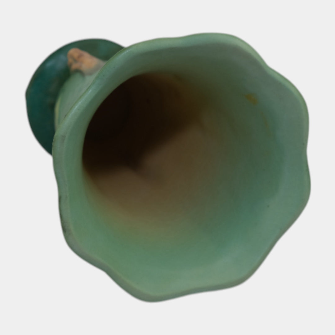 Roseville Bittersweet Green 1951 Vintage Art Pottery Ceramic Vase 882-6