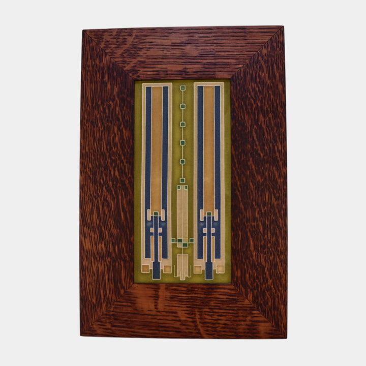 Motawi Tileworks Frank Lloyd Wright's Avery Coonley Rug Geometric Framed Tile