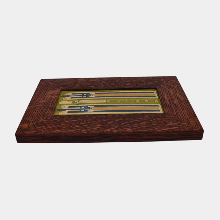 Motawi Tileworks Frank Lloyd Wright's Avery Coonley Rug Geometric Framed Tile