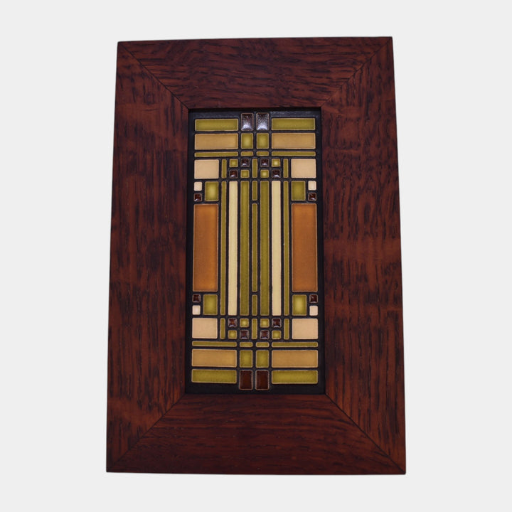 Motawi Tileworks Frank Lloyd Wright Oak Park Home Skylight Framed Pottery Tile