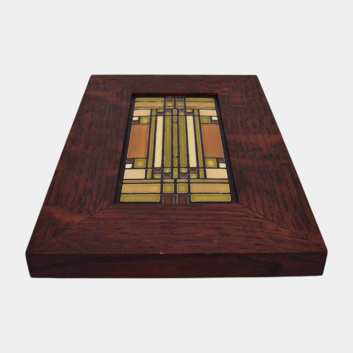 Motawi Tileworks Frank Lloyd Wright Oak Park Home Skylight Framed Pottery Tile