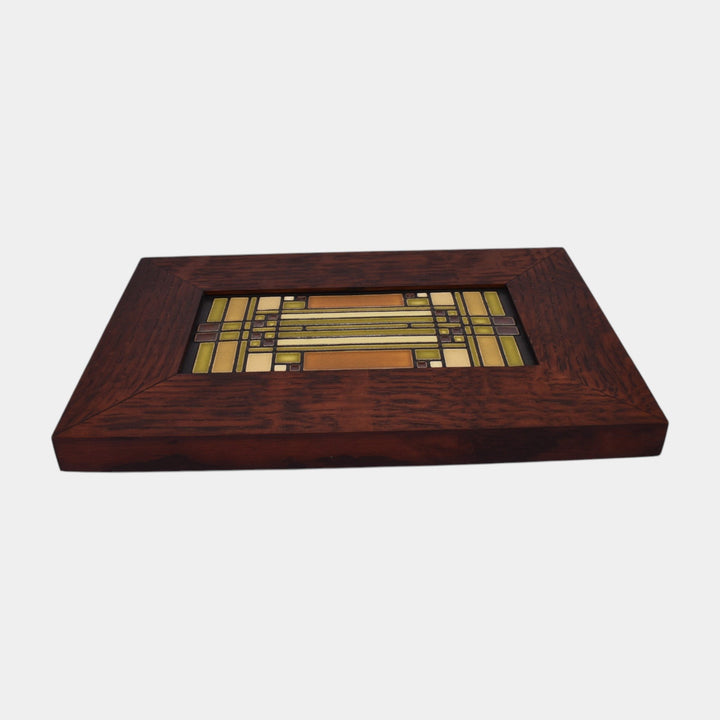 Motawi Tileworks Frank Lloyd Wright Oak Park Home Skylight Framed Pottery Tile