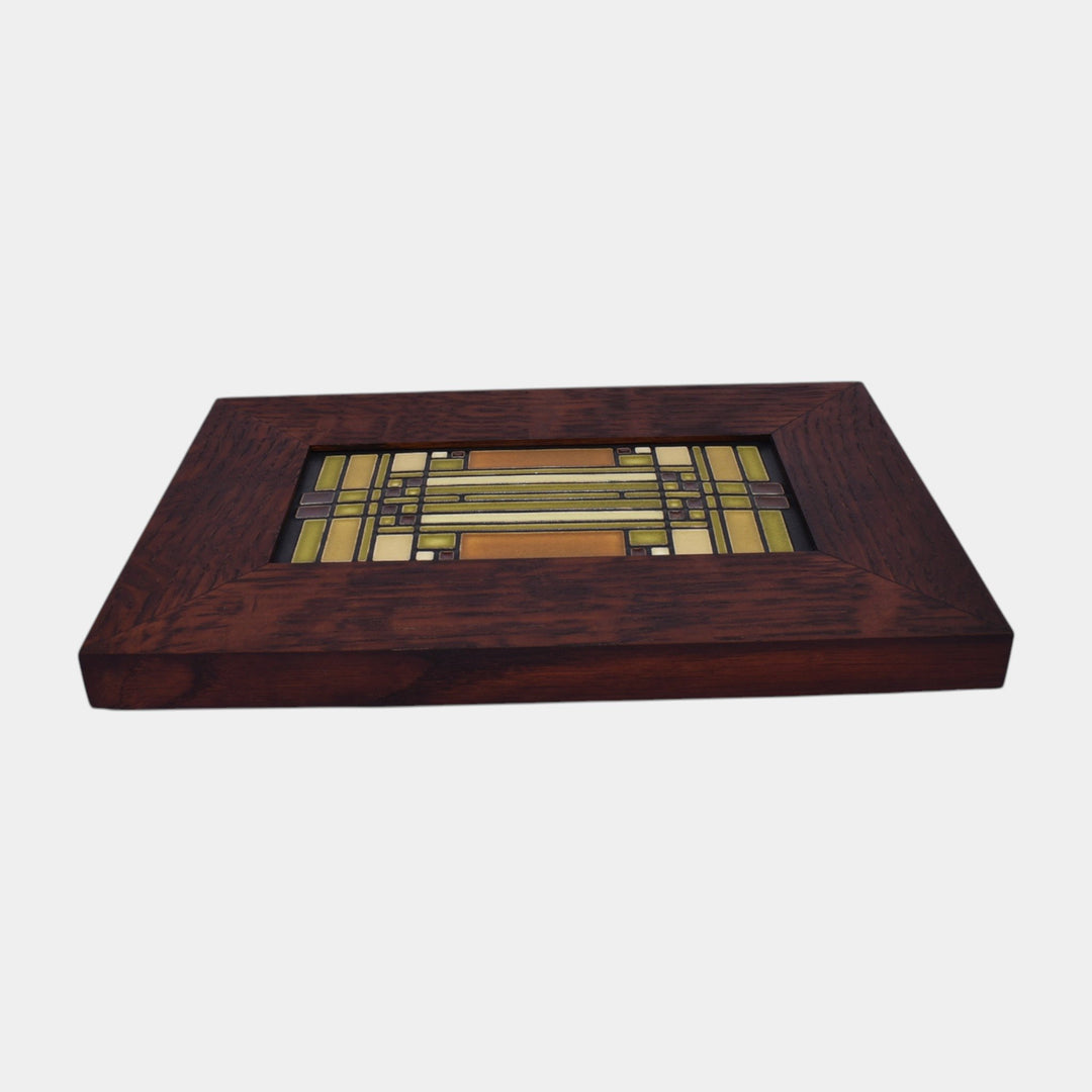Motawi Tileworks Frank Lloyd Wright Oak Park Home Skylight Framed Pottery Tile