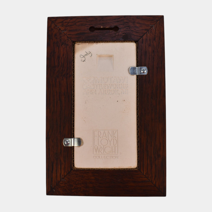 Motawi Tileworks Frank Lloyd Wright Oak Park Home Skylight Framed Pottery Tile