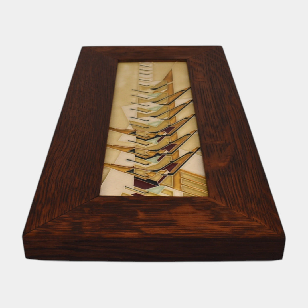 Motawi Tileworks Frank Lloyd Wright Christian House Samara Oak Framed Tile