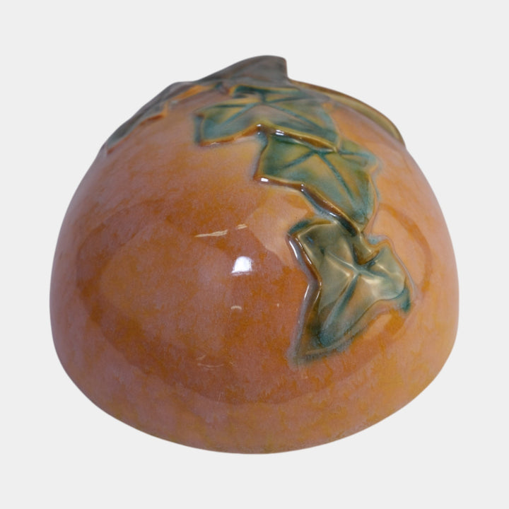 Roseville Wincraft Orange 1948 Mid Century Modern Pottery Wall Pocket 267-5