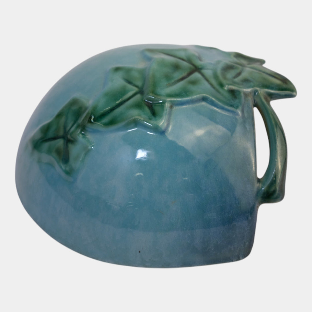 Roseville Wincraft Blue 1948 Mid Century Modern Pottery Wall Pocket 267-5