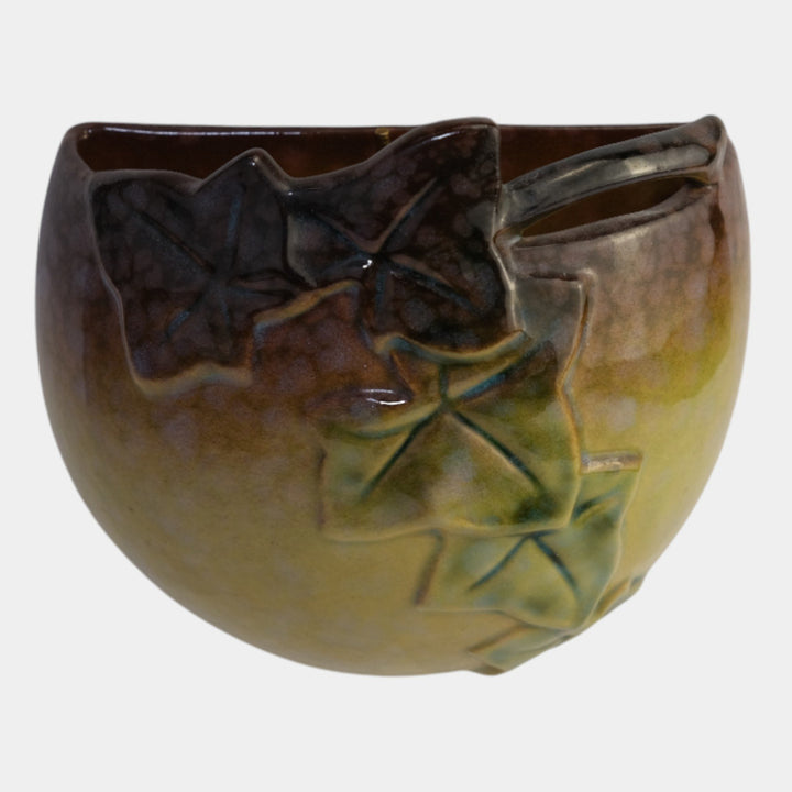 Roseville Wincraft Green 1948 Mid Century Modern Pottery Wall Pocket 267-5