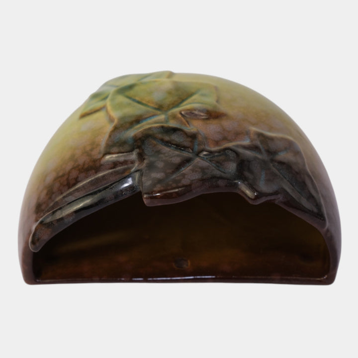 Roseville Wincraft Green 1948 Mid Century Modern Pottery Wall Pocket 267-5