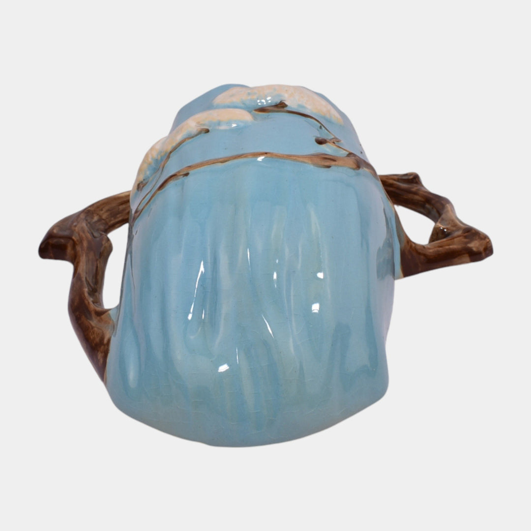 Roseville Ming Tree Blue 1949 Mid Century Modern Art Pottery Wall Pocket 566-8