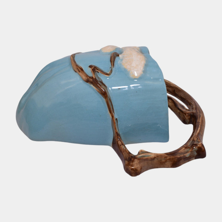Roseville Ming Tree Blue 1949 Mid Century Modern Art Pottery Wall Pocket 566-8