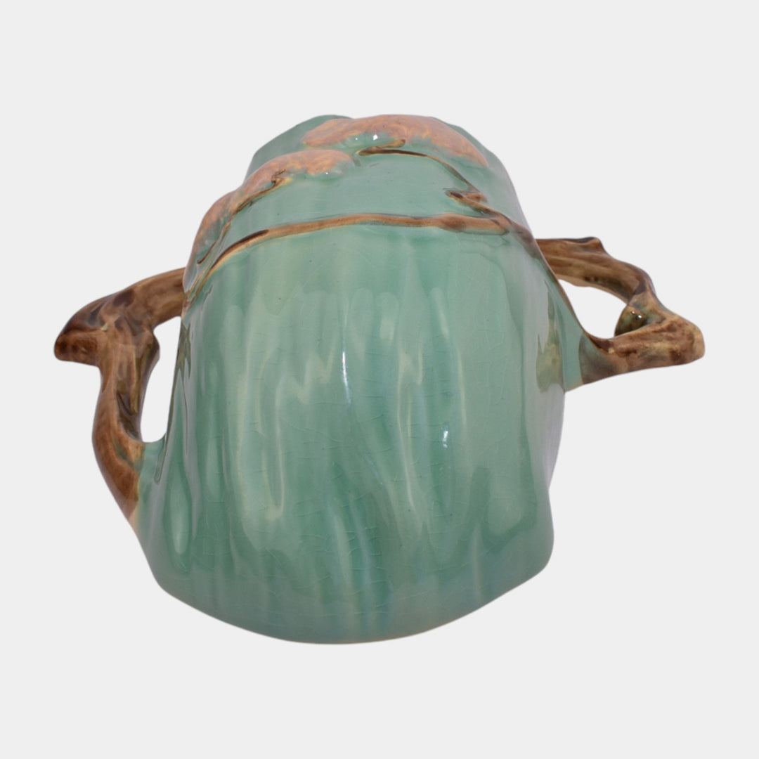 Roseville Ming Tree Green 1949 Mid Century Modern Art Pottery Wall Pocket 566-8
