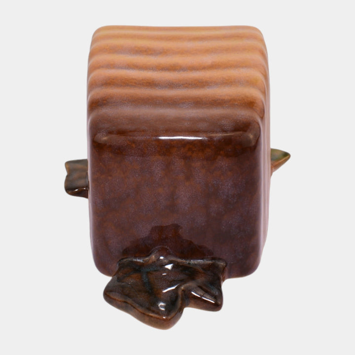 Roseville Wincraft Tan 1948 Mid Century Modern Art Pottery Wall Pocket 266-4