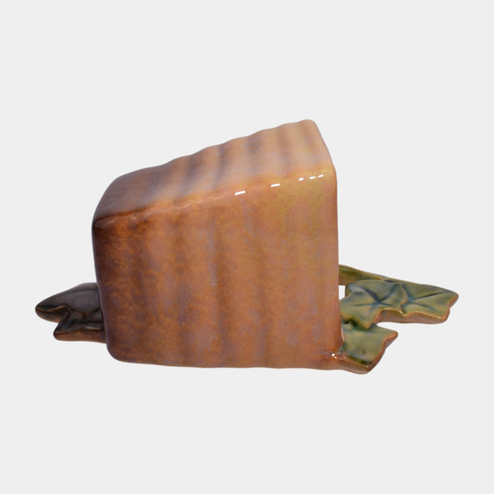 Roseville Wincraft Tan 1948 Mid Century Modern Art Pottery Wall Pocket 266-4