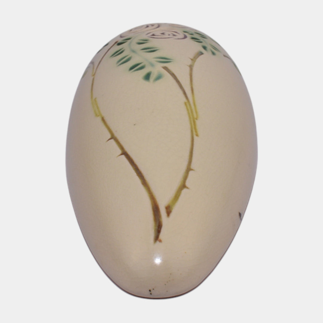 Roseville Velmoss Scroll 1916 Vintage Art Pottery Ceramic Wall Pocket 1226-11