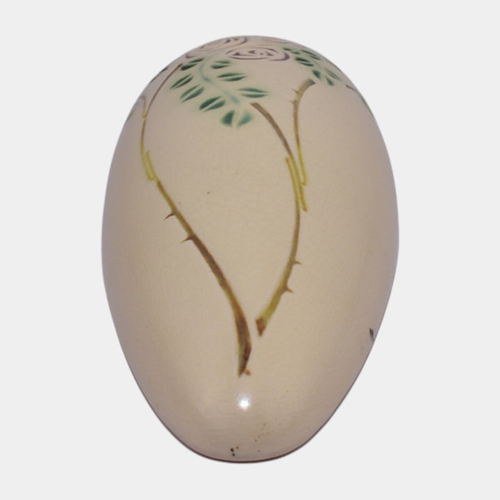 Roseville Velmoss Scroll 1916 Vintage Art Pottery Ceramic Wall Pocket 1226-11