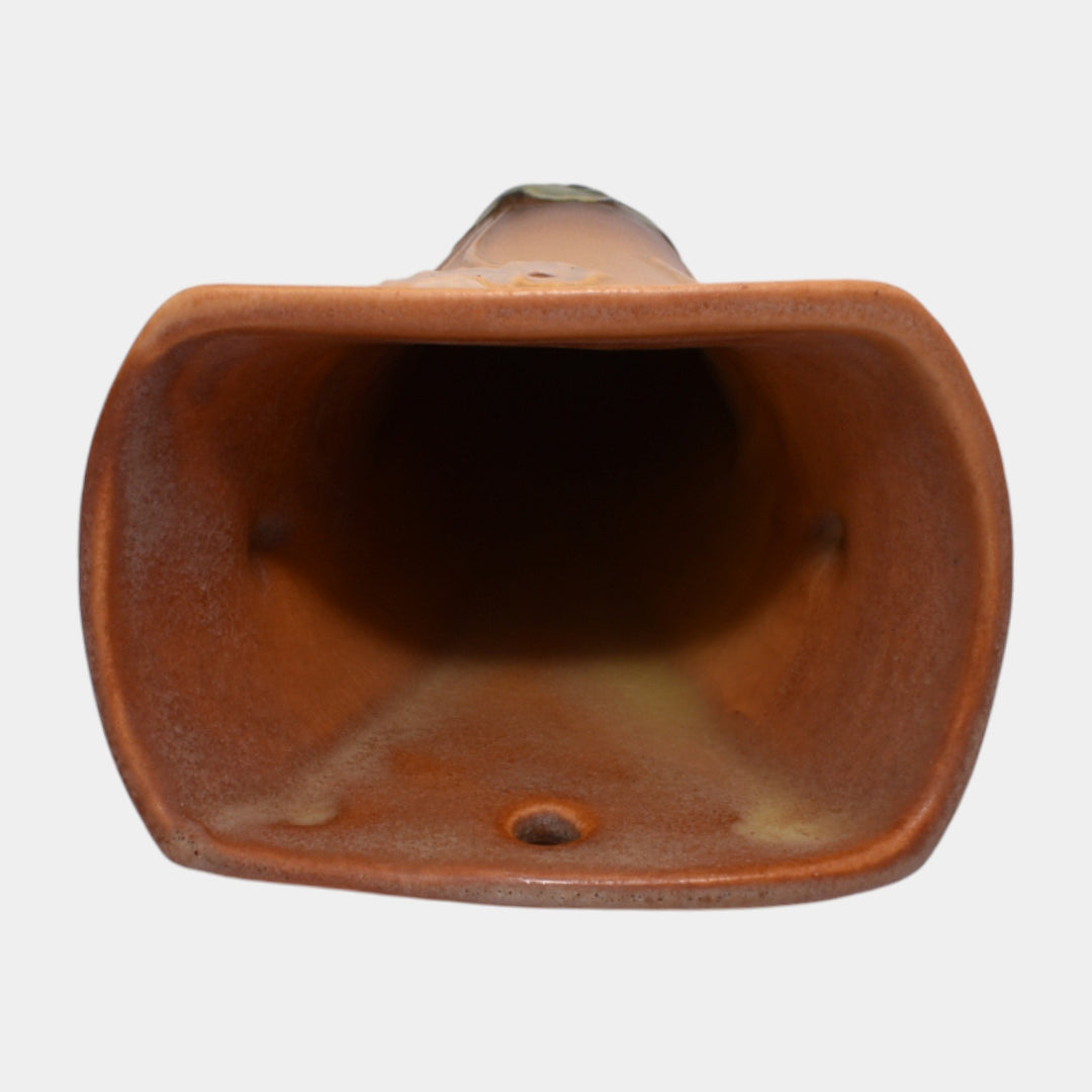 Roseville Primrose Tan 1936 Vintage Art Pottery Ceramic Wall Pocket 1277-8